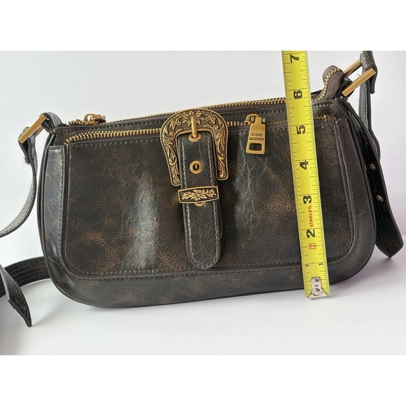 Steve Madden BRUBBEN2 Crossbody Shoulder Bag in Brown - Picture 6 of 7